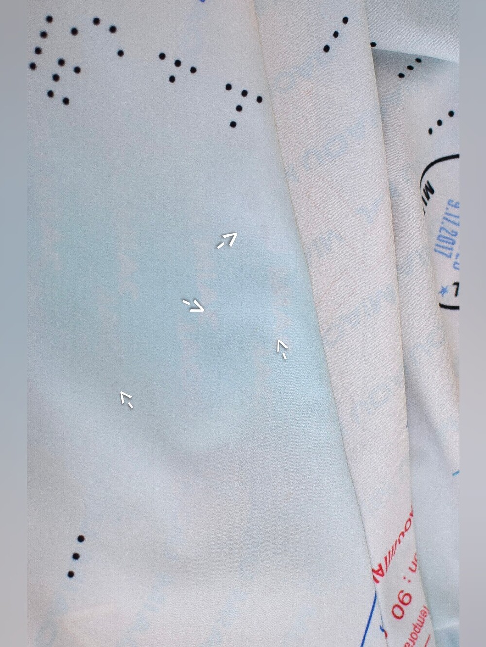 Miaou Helga Passport Dress Asymmetrical Slip Dress Blue Size M Y2K Summer - Picture 15 of 15